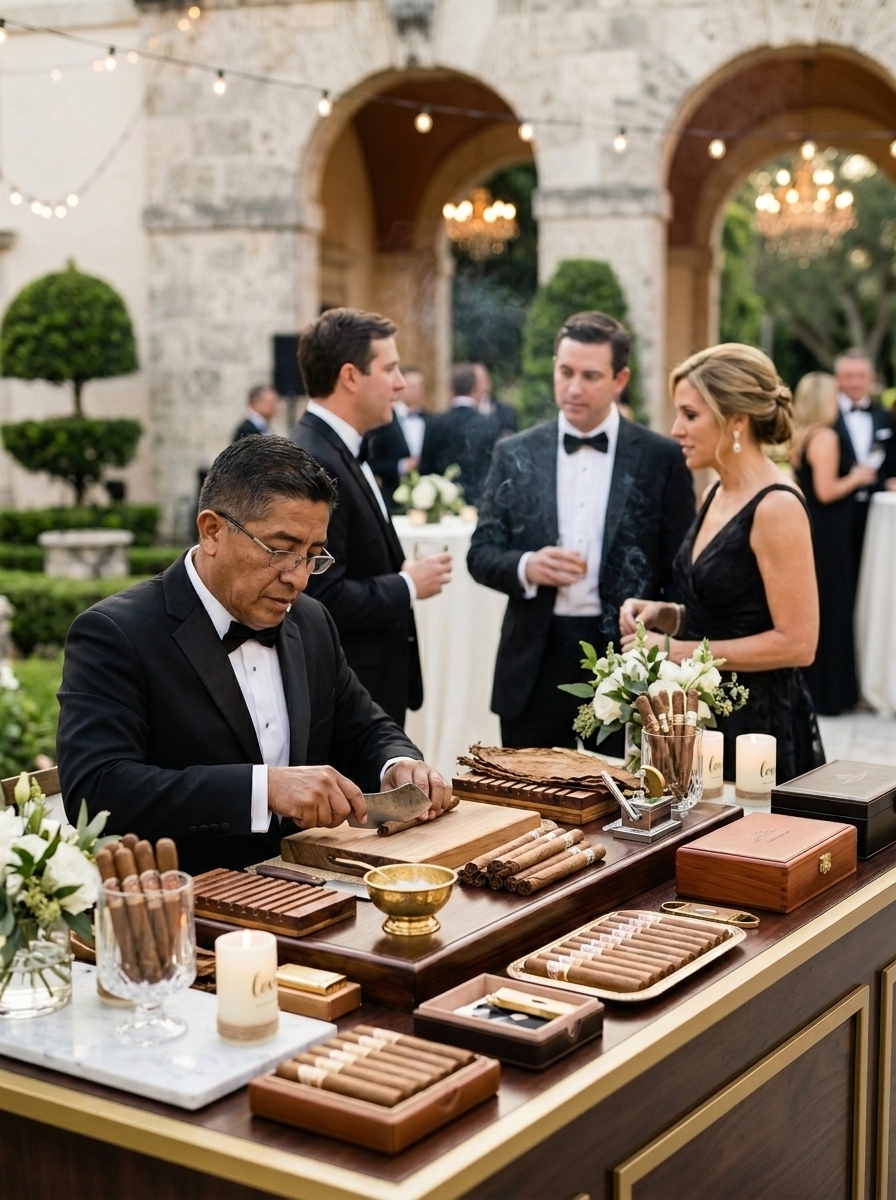 Live cigar rolling gala